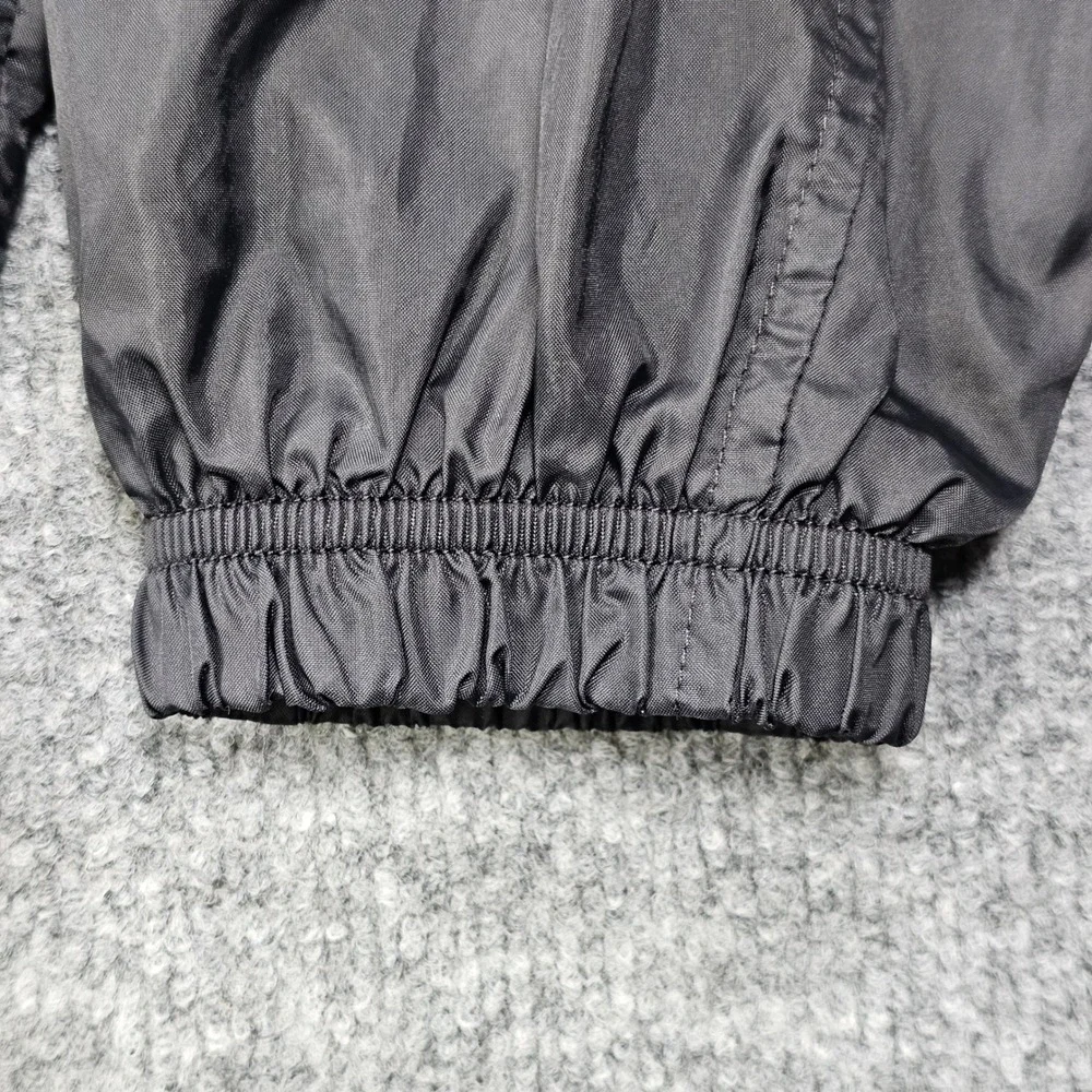 Vintage 99 Nike Full Zip‎ Windbreaker Jacket Black Mesh Lined Youth Large L